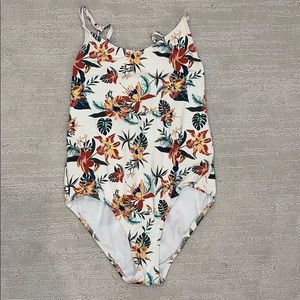 Girls Roxy One Piece Floral Swinsuit